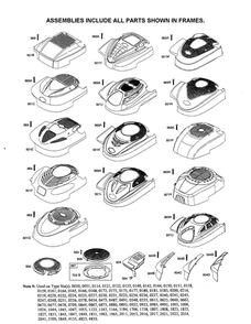 Blower Housing Diagram and Parts List for 126T00 0004-4830 Briggs and Stratton Engine